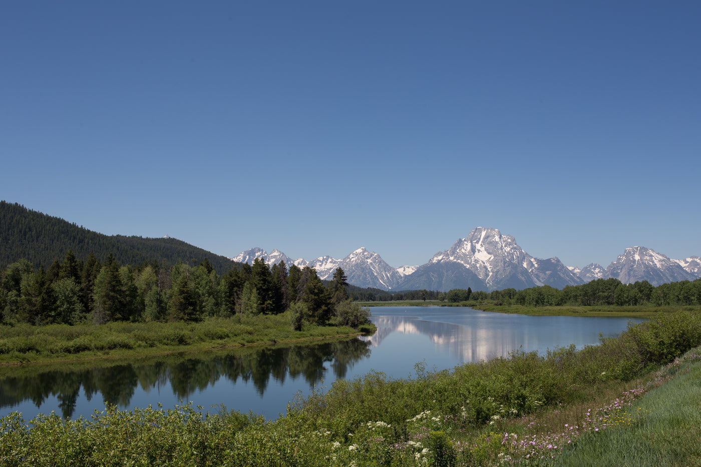 Mountain river landscape