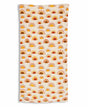 Towel with sun pattern on a white background